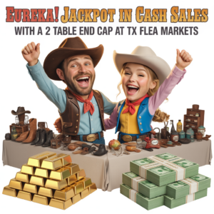 PRIME 2-TABLE END CAP SPOTS Flea Market SPRING EXPO Table Rentals