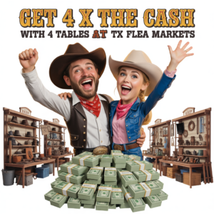 4 PRIME Flea Market SPRING EXPO Table Rentals