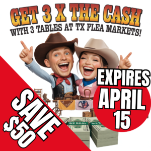 3 Tables 3 Chairs Mother's Day Market May 10 $99