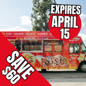 Food Truck & 1 Table 4 Chairs Mother's Day Market May 10 $39