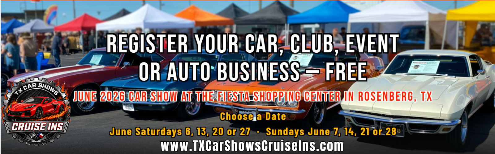 TX Car Shows Cruise Ins